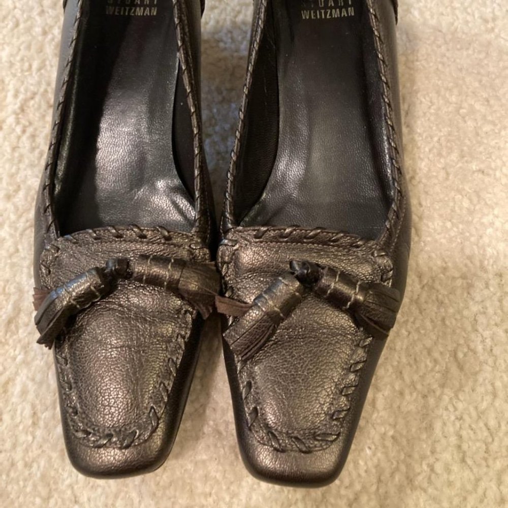 Dark Bronze Stuart Weitzman Loafers